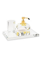 Myra Kristal Banyo Core Set Gold - 4 Parça