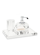 Myra Kristal Banyo Core Set Gümüş - 4 Parça