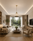 Lumiana-Merion Sarkıt Yuvarlak Eskitme-Avize-2-Milagron.com