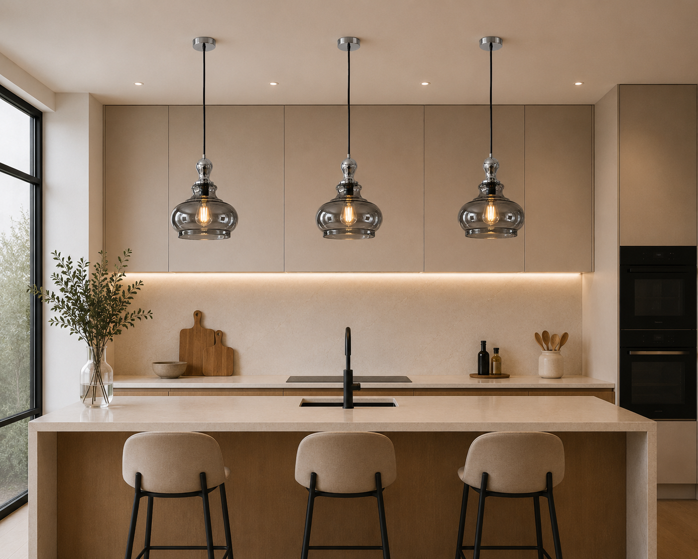 Lumiana-Merion Sarkıt Krom - Small-Avize-2-Milagron.com