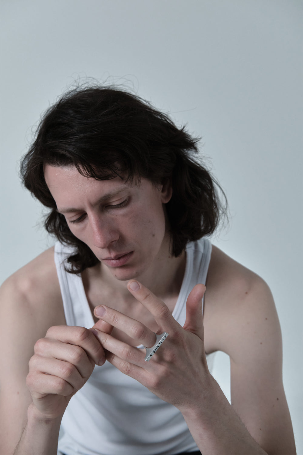 Tabulor Beton Gümüş Yüzük - 4