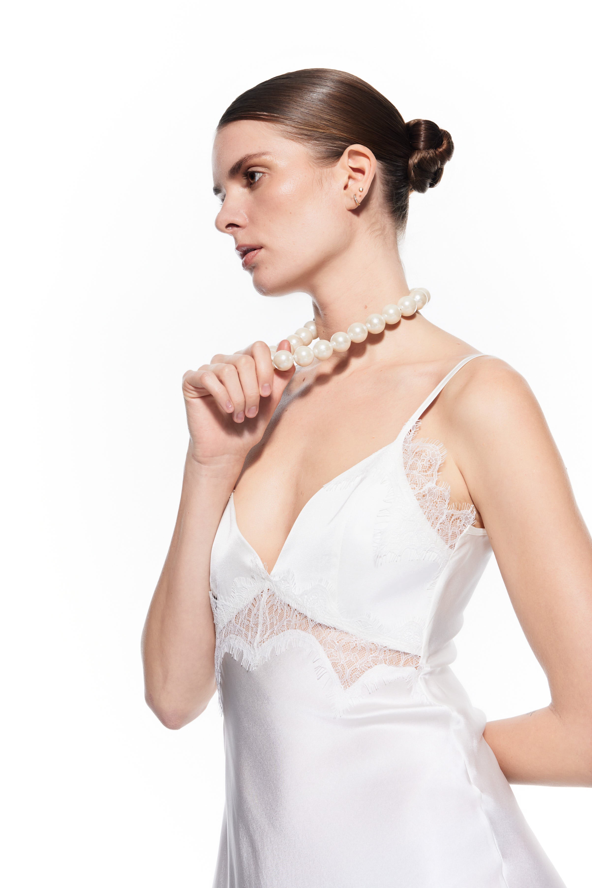 Mers Silk-Ame Silk Bridal Dress-2-Milagron.com