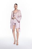 Anya Silk Robe Blush
