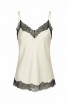 Belle Nuit Silk Top & Shorts Ecru