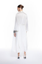 Dian Silk Robe Bridal White
