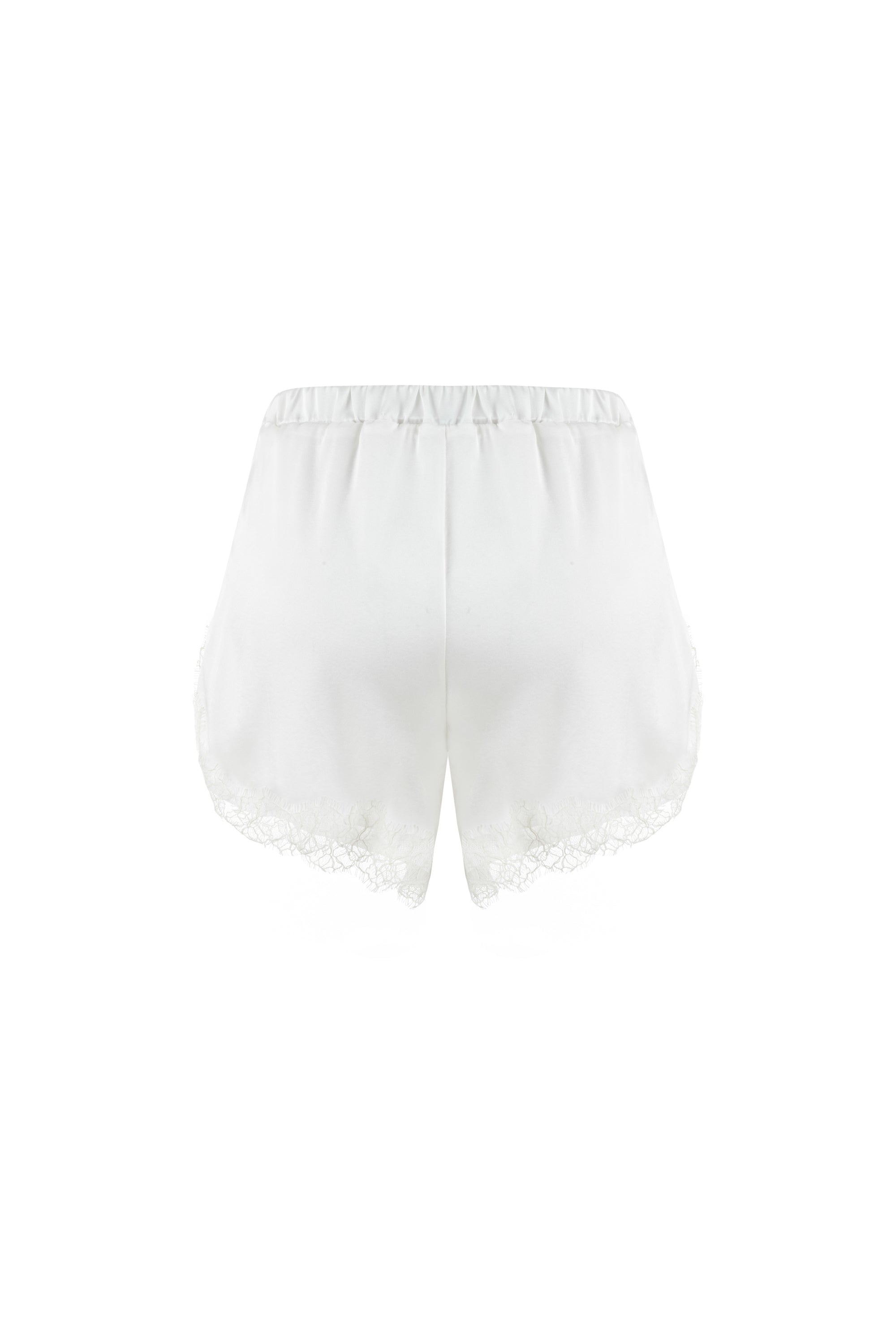 Egeria Silk Top & Shorts White