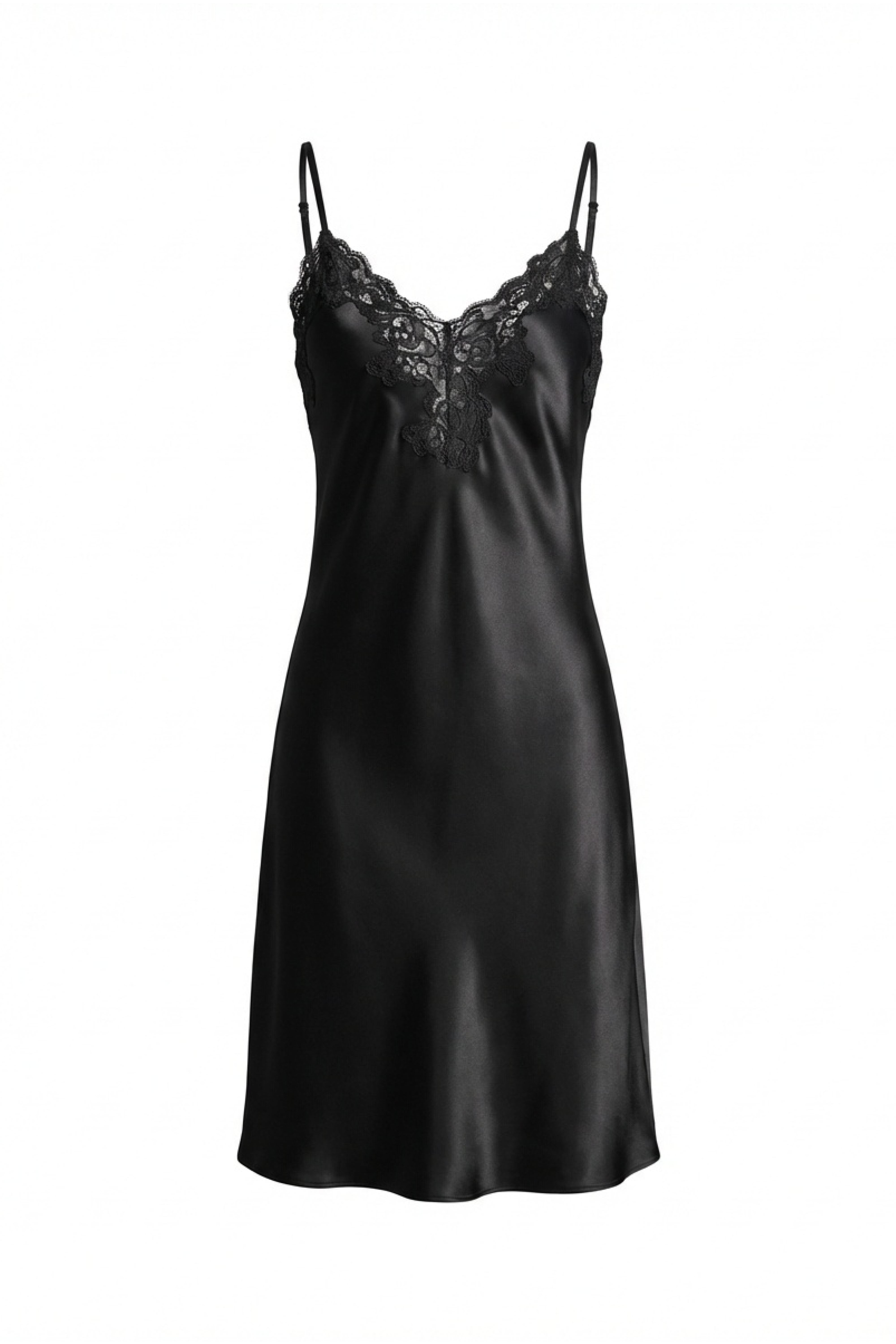 Etoile Noir Silk Dress