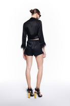 Kaia Silk Shirt Black
