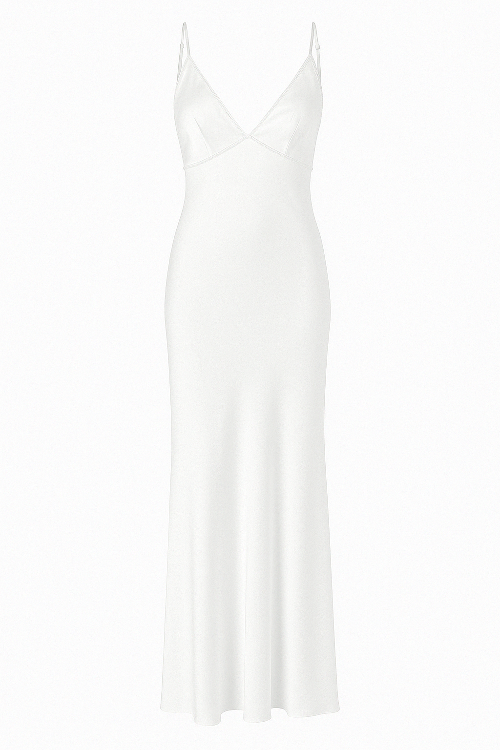 Mers Silk-Kemy Dress White-1-Milagron.com
