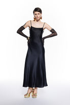 Mers Silk-Lea Silk Dress-4-Milagron.com