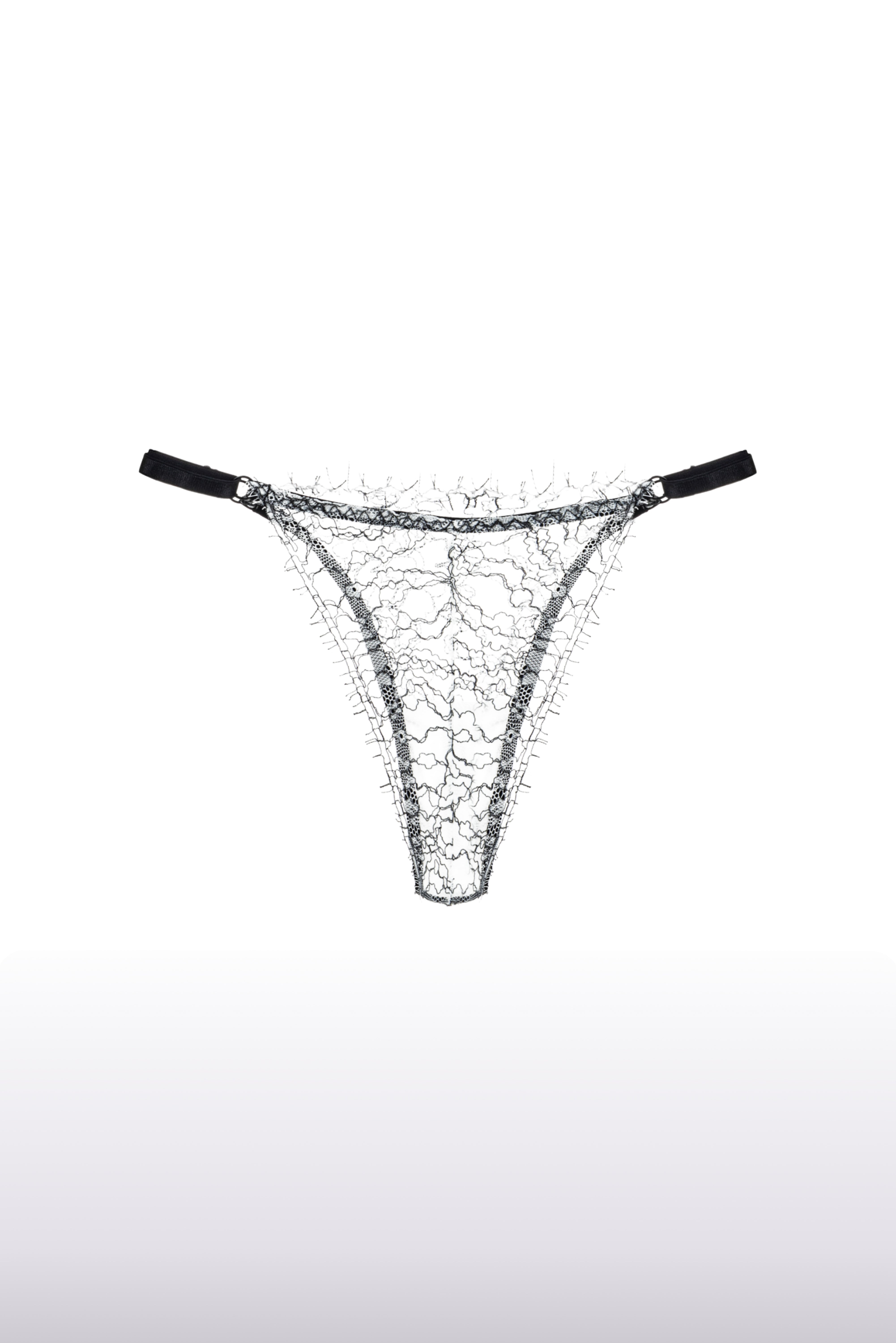 Lindy French Lace Thong - 0