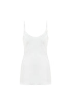 Luna Silk Halter Top White