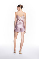Luna Silk Short Blush