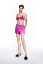 Luna Silk Short Fuchsia