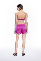 Luna Silk Short Fuchsia