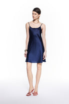 Lyra Silk Nightdress Night Blue