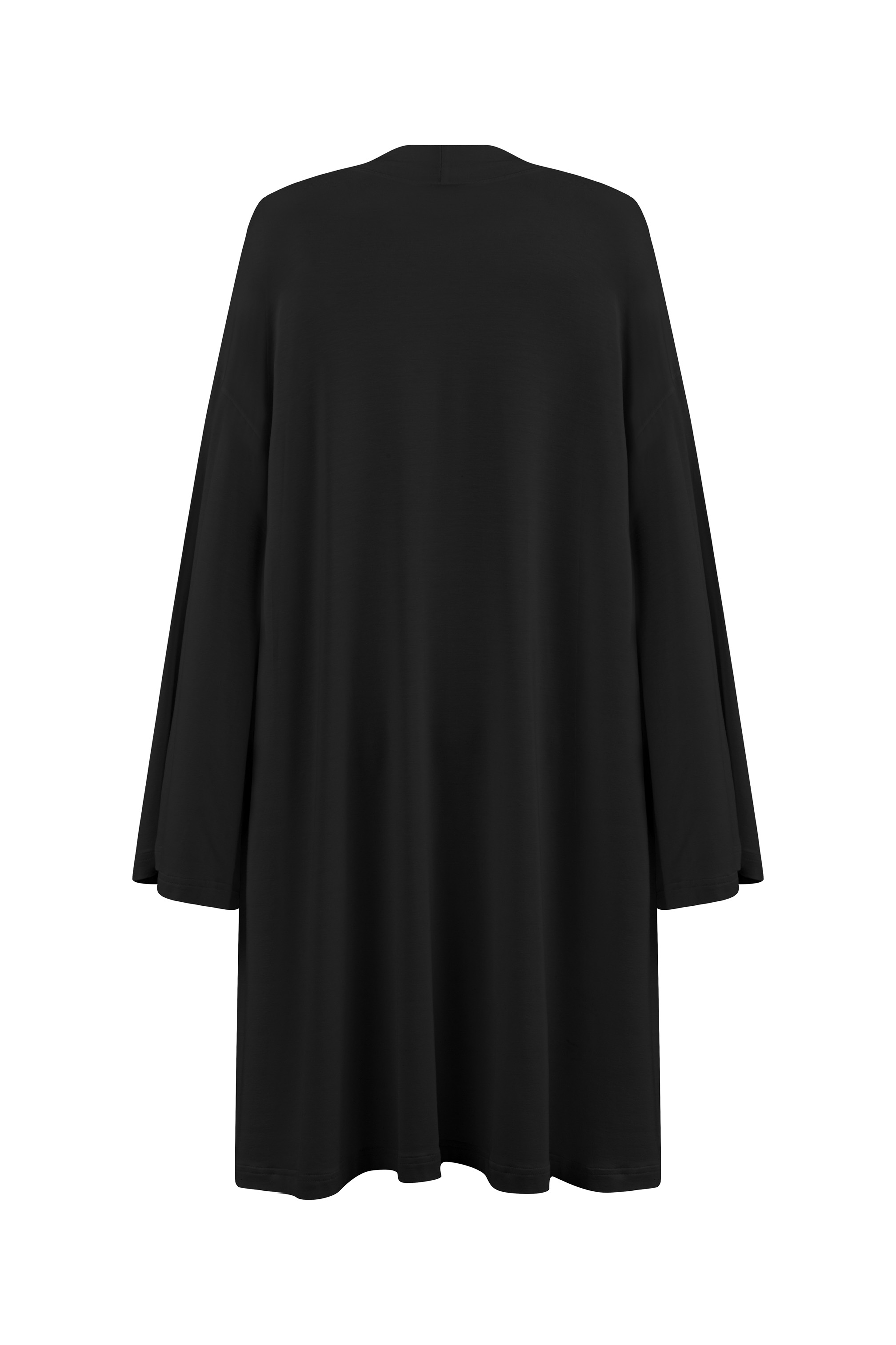 Modal Robe And Dress Set Black