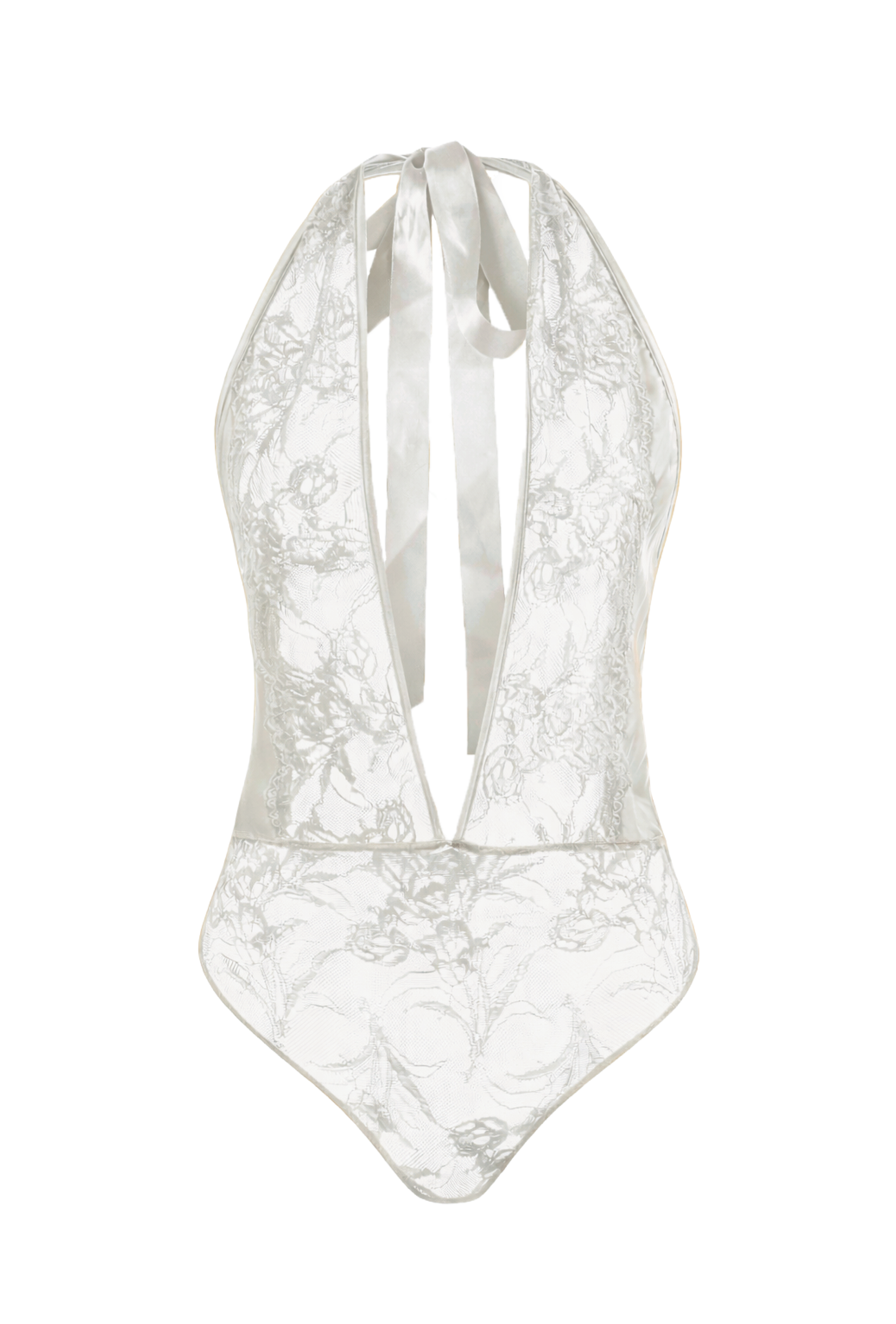 Noir Lace Bodysuit - 4