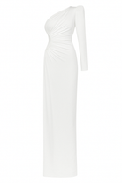 Mers Silk-Roxane Dress White-2-Milagron.com