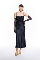 Mers Silk-Tifata Silk Dress-1-Milagron.com