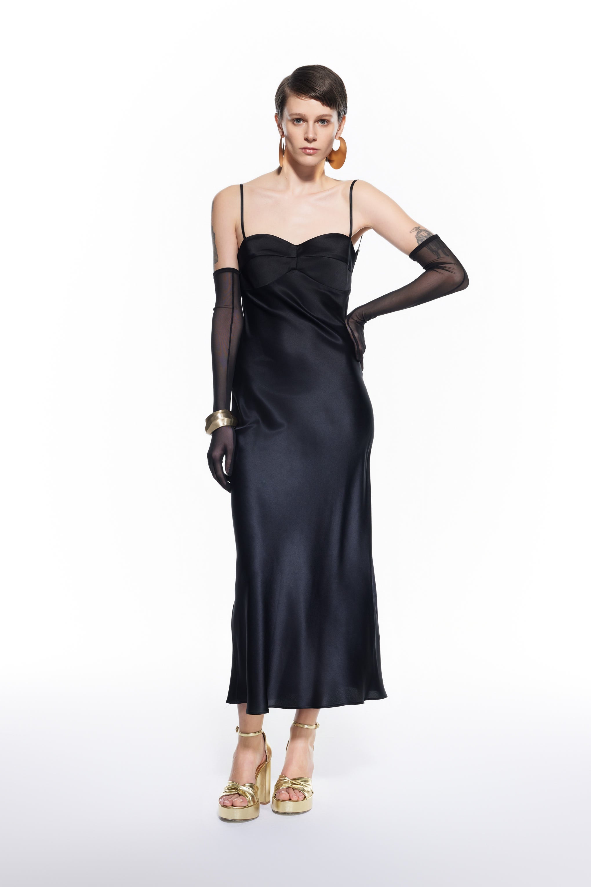 Mers Silk-Tifata Silk Dress-1-Milagron.com