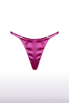 Triangle Silk Thong Fuschia - 0