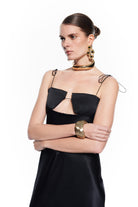 Vesta Silk Dress Black
