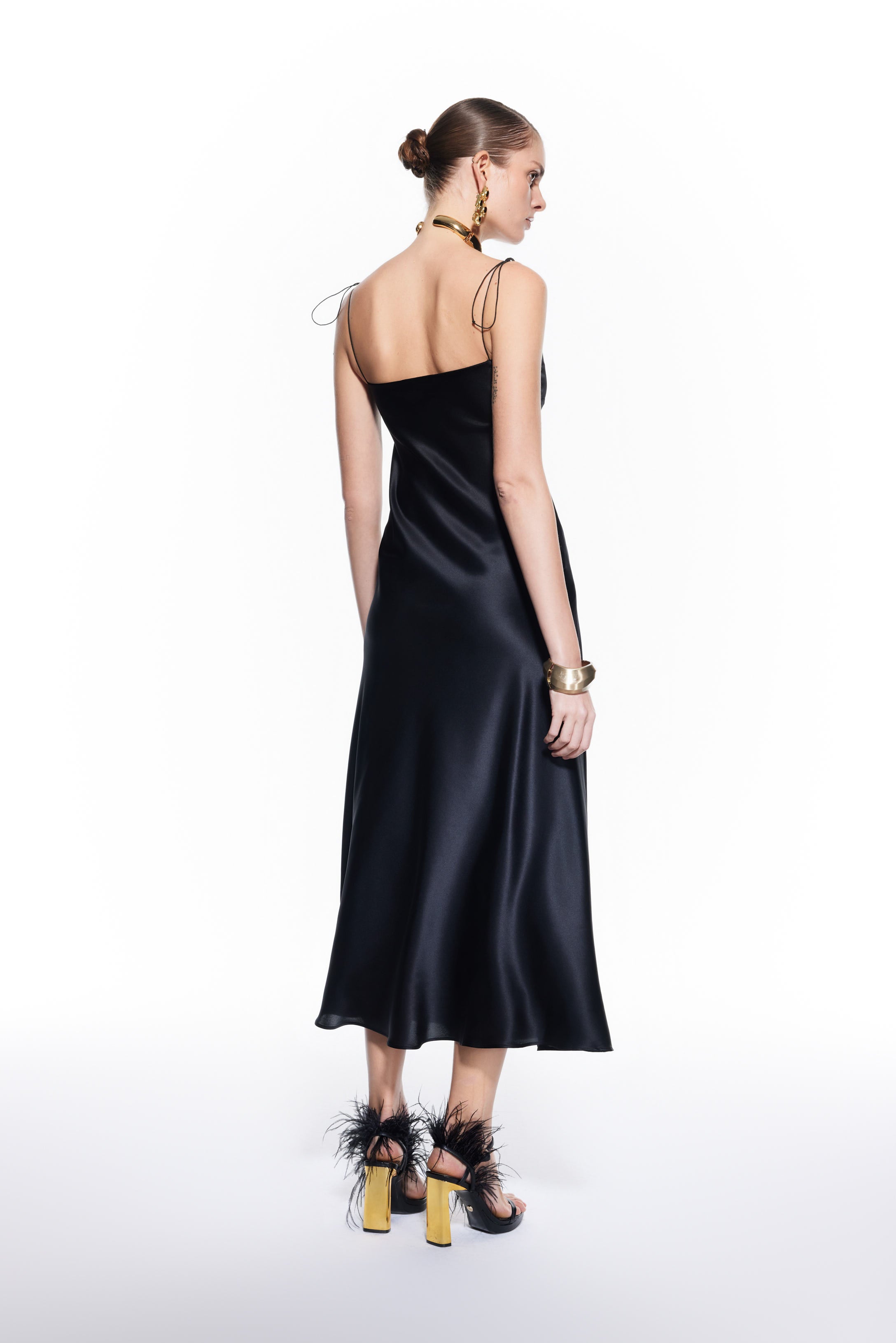 Mers Silk-Vesta Silk Dress-8-Milagron.com