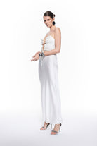 Zoe Silk Dress Bridal White