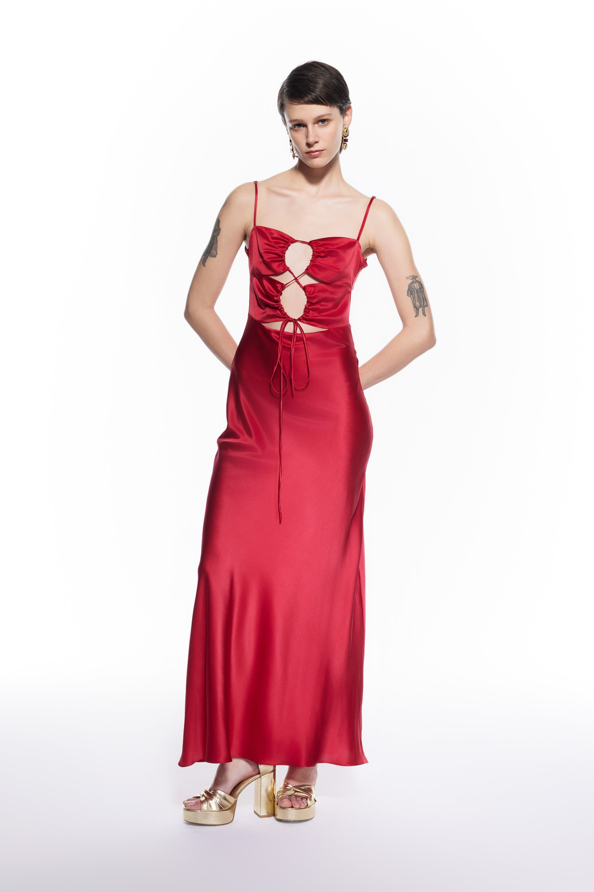 Mers Silk-Zoe Silk Dress-3-Milagron.com