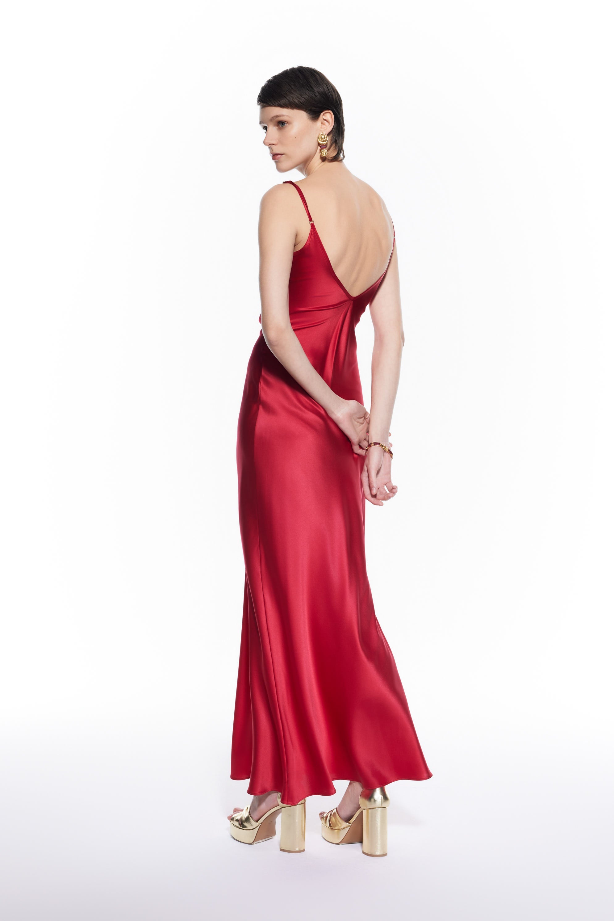 Mers Silk-Zoe Silk Dress-4-Milagron.com