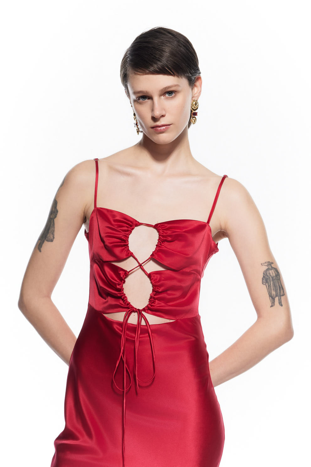 Mers Silk-Zoe Silk Dress-5-Milagron.com