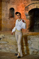 Cut-out Detaylı Beyaz Sweat Bodysuit - 0