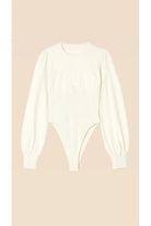 Cut-out Detaylı Beyaz Sweat Bodysuit - 1