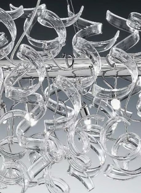 Astro Sarkit 6L Şeffaf-Krom Ø90X60X40 Cm G9 6X40W