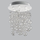 Bolero Plafonyer 12L Beyaz-Kri̇stal Ø100X110 Cm Gu10 12X50W