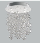 Bolero Plafonyer 12L Beyaz-Kri̇stal Ø100X110 Cm Gu10 12X50W