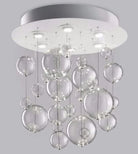 Bolero Plafonyer 6L Beyaz-Krom Ø60X70 Cm Gu10 6X50W