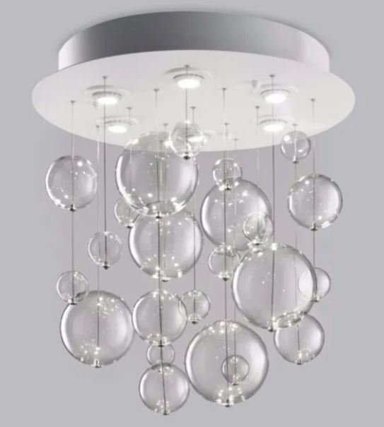 Bolero Plafonyer 6L Beyaz-Krom Ø60X70 Cm Gu10 6X50W