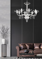 Dedalo Sarkit 8L Beyaz Ø90X130 Cm E14 8X40W