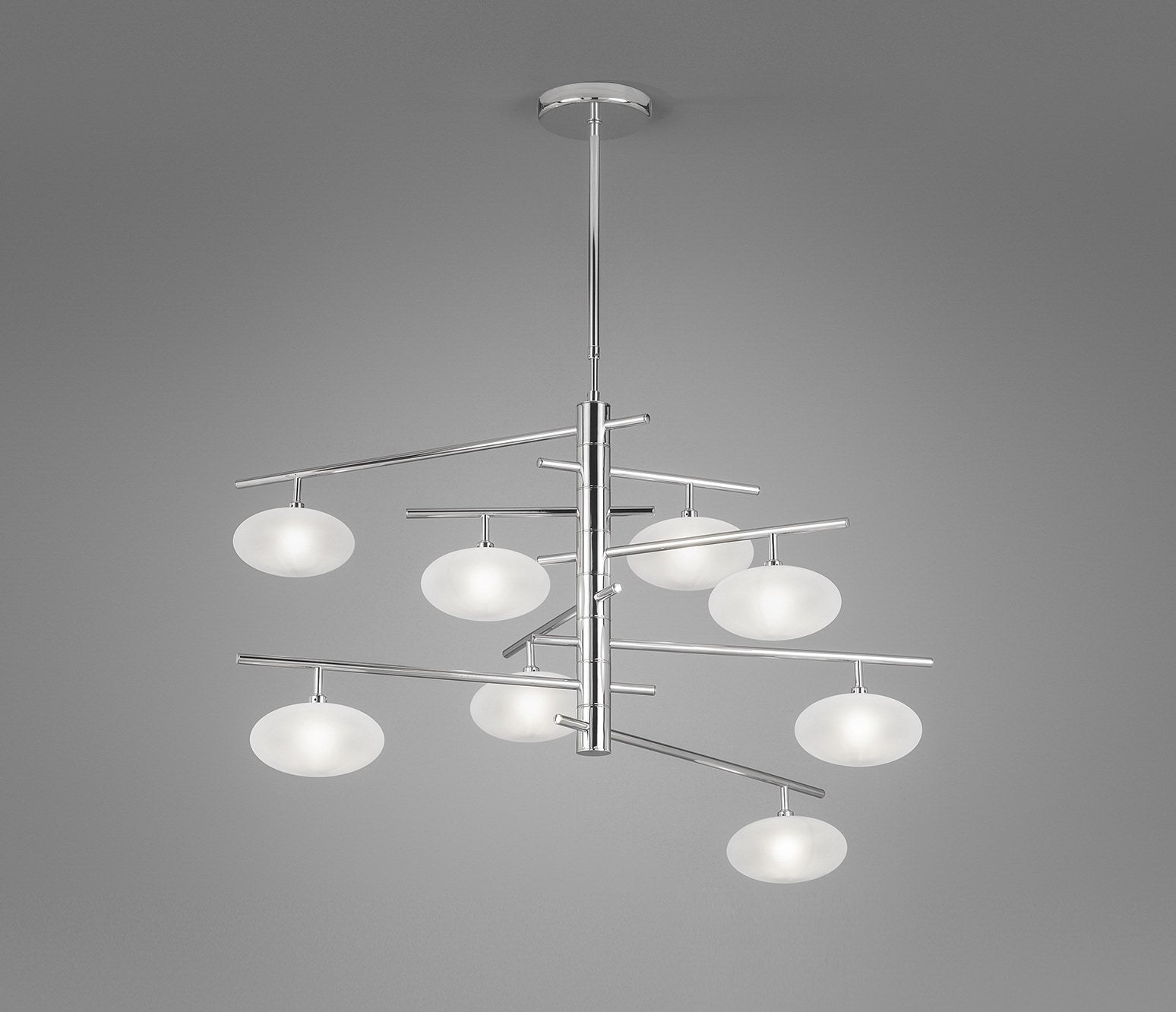 Dolce Sarkit 8L Krom-Satin Ø105X70 Cm G9 8X25W