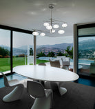 Dolce Sarkit 8L Krom-Satin Ø105X70 Cm G9 8X25W