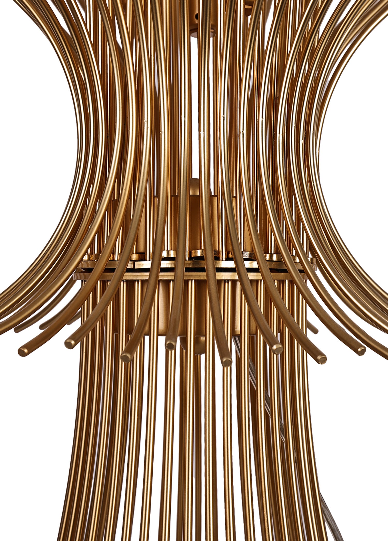 Silhouette Masa Lambasi 3L Satin Gold Ø40X55 Cm G9 3X40W