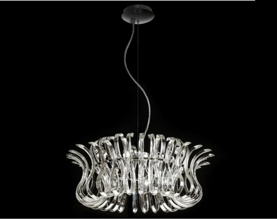 Wave Sarkit 9L Crystal Ø65X140 Cm G9 9X40W