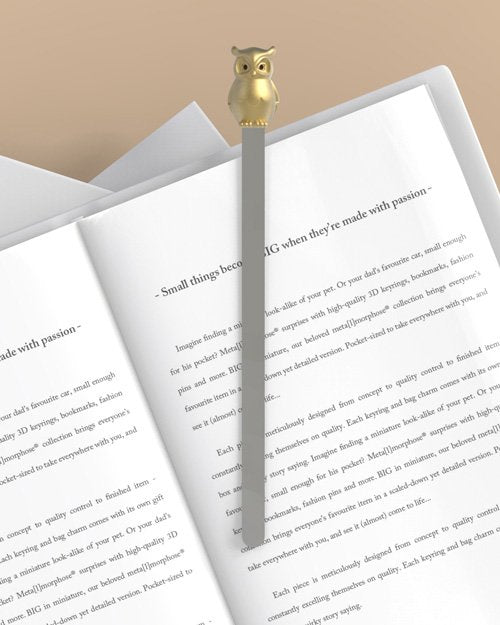 Metalmorphose-Baykuş Kitap Ayracı-Kitap Ayıracı-3-Milagron.com