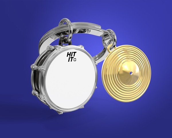 Metalmorphose-Davul Anahtarlık-Anahtarlık-2-Milagron.com