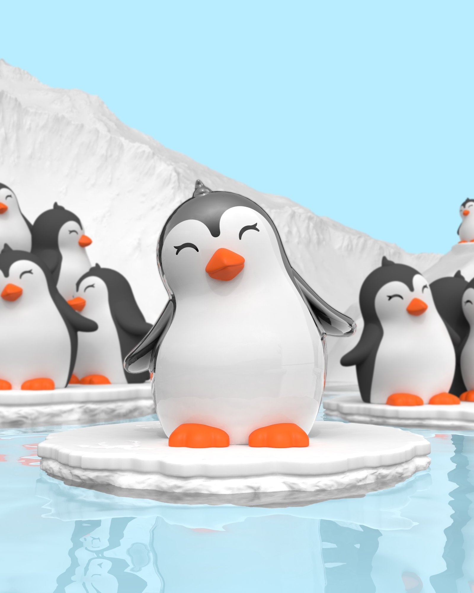 Metalmorphose Penguen Anahtarlık