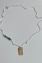 Mey Atelier-Haha Shut Up! – Yazılı Taşlı Unisex Gümüş Kolye-Kolye-2-Milagron.com