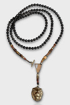 Mey Atelier-King Leo – Antika Aslan Figürlü Onyx Tiger Eye Unisex Kolye-Kolye-3-Milagron.com