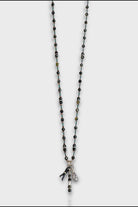 Mey Atelier-Lucius Green – Faset Kesim Yıldız Taşı Gümüş Unisex Kolye-Kolye-1-Milagron.com